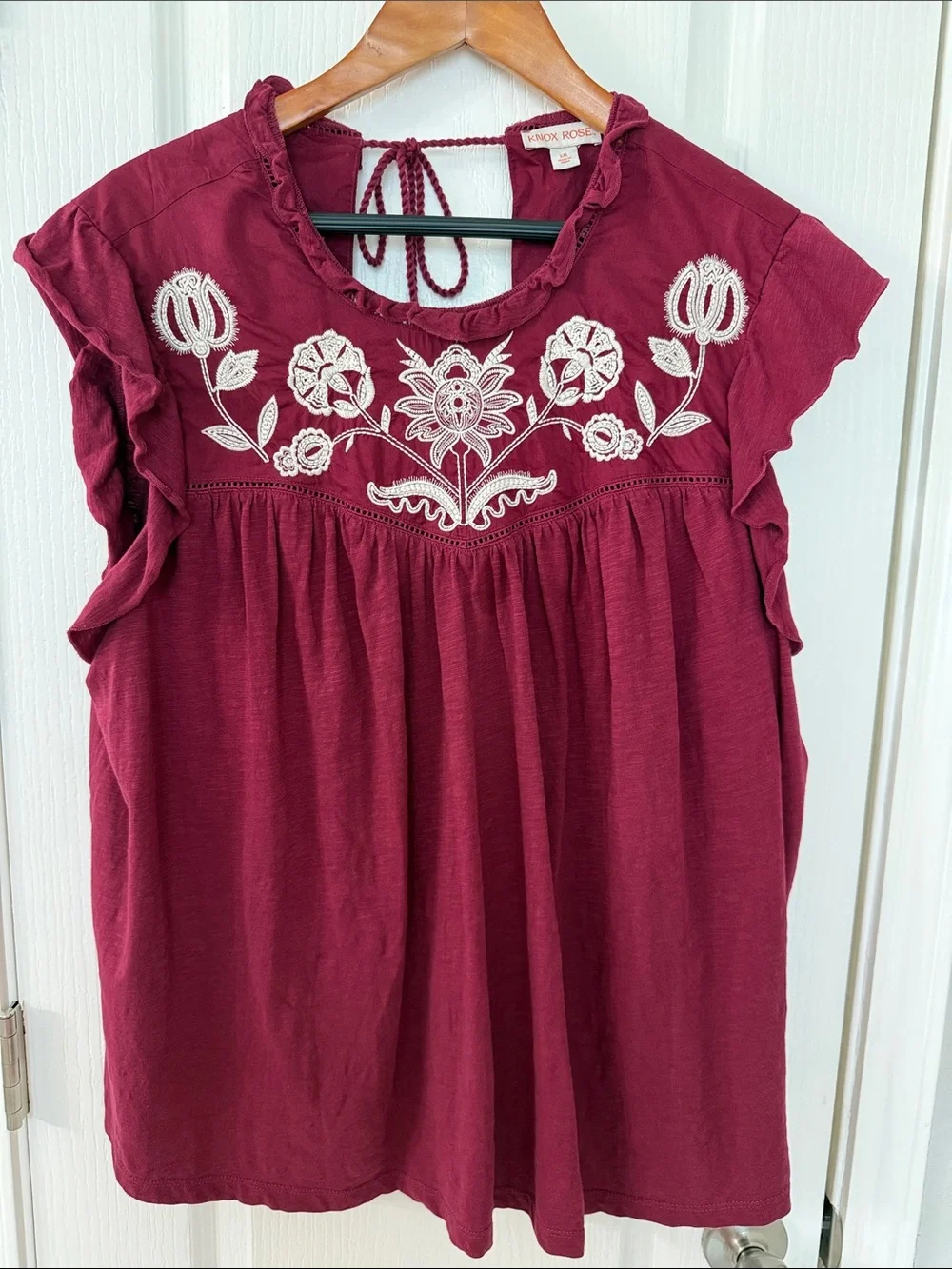 Embroidered Floral Top - Picture 1 of 5